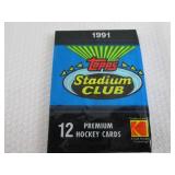 2 1991 Stadium Club Hockey Packs...