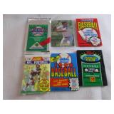 6-Assorted Sport Card Packs...