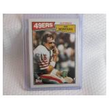 1987 Topps Joe Montana Card...