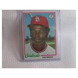 1978 Topps Lou Brock Card...