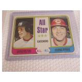 1973 Topps Fisk & Bench Allstar Car...