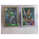 1987 & 1988 Topps Mark McGwire Card...