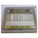 1981 Fleer Dave Winfield Card...