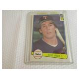 1982 Donruss Kent Hrbek Rookie Card...