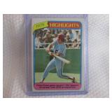 1980 Topps Pete Rose Highlight Card...