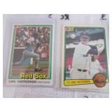 1981-1983 Donruss & Topps Carl Yast...