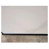 68" Hanging Pull-Down Projector Screen – Manual Retractable Presentation / Home Theater Screen