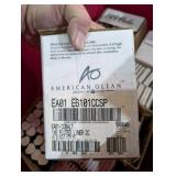 Large Pallet of Ceramic & Porcelain Tile, Trim Pieces, Mortar/Adhesives + Mixing Drill & 3 Paddle Mixers – American Olean, Italian Tile