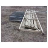 Pallet Racking W/Beams & Wire Decking