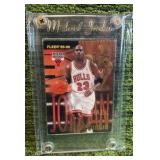 MICHAEL JORDAN 1995-96 FLEER WITH Michael Jordan SCREW CASE CHICAGO BULLS!