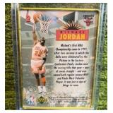 1996 UD Metal Michael Jordan - Tin Set Red/Black Bordered Michael Jordan #2