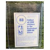 PANINI NBA 95-96 BASKETBALL MICHAEL JORDAN #83 STICKER EUROPEAN RARE