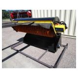 Future Equipment 72" Skid Steer Box Broom Sweeper Bucket