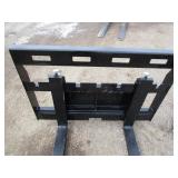 ZJG Equipment Mini Skid Steer Pallet Forks