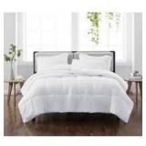Twin/Twin XL 2pc Heritage Solid Duvet Cover Set White - Cannon