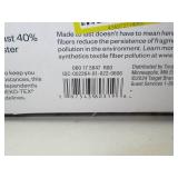 King Cotton Blend Sateen Duvet Cover and Sham Set Ivory/White/Sage Green Striped - Room Essentials