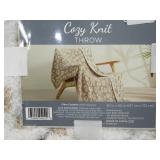 Comfort Bay - Cozy Knit Throw, 50in x 60in