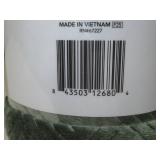 Comfort Bay - Super Soft Embossed Throw, Green & Blue (set of 2)