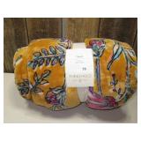 Oversized Printed Floral Primalush Throw Blanket Gold - Threshold