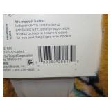 Oversized Printed Floral Primalush Throw Blanket Gold - Threshold