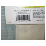 Full/Queen Matelasse Blanket Blue Oversized Blue - Threshold