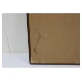 Jack Daniels Whiskey Framed Wall Sign 17"x30" - Wooden Frame, Glass Front