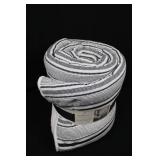 Hearth & Hand with Magnolia King Textured Stripe Quilt - 100% Cotton, Hand Quilted 104inch x 92 inch (NEW)