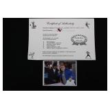 Mohammad Ali and George Foreman Boxing Gloves - Autographed Pair in Display Case with COAs