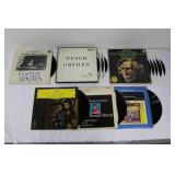 Six Classical Vinyl LPs: Chopin Nocturnes Vol II, Peter Grimes, Berlioz, Handel, Bach (Lot of 6)