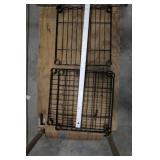 Wire Shelving Racks - Chrome & Black