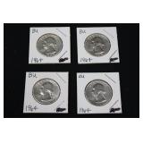 1964 United States Quarter Dollar BU (Lot of 4)