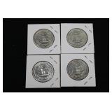 1964 United States Quarter Dollar BU (Lot of 4)