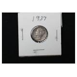 Mercury Dimes 1935-S, 1937, 1940, 1941-D, 1944 (Lot of 5)