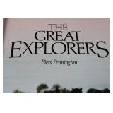The Great Explorers - Piers Pennington Leather-Bound Vintage Book