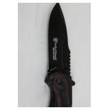 Rocky Mountain Knife Outdoor Survival Knife - Smith & Wesson Blade with Sheath