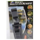 Rocky Mountain Knife Outdoor Survival Knife - Smith & Wesson Blade with Sheath