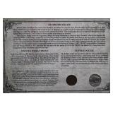 1935 Lincoln Wheat Penny, 1935 Buffalo Nickel & 1935 Silver Certificate Set - Rare Coins & Currency