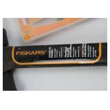 Fiskars 3-Piece Garden Tool Set - Pole Saw, Pruner, Grass Shears & Hatchet