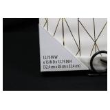 Better Homes & Gardens Fabric Storage Bin - Cream Metallic Geo  12.75W x 15D x 12.75H, 4-Pack