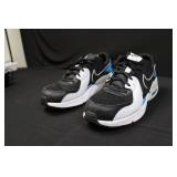 Nike Air Sneakers - Black White Blue Colorway, Athletic Running Shoes Size 11
