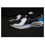 Nike Air Sneakers - Black White Blue Colorway, Athletic Running Shoes Size 11