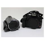 Canon EOS Digital Rebel XTi DSLR Bundle with 18-55mm & 75-300mm Lenses, VIXIA HF M40 Camcorder