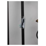 Floral Metal Wall Art Panels - 32" x 12" Set of 2 Black Wrought Iron Flower Scrollwork