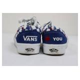 Vans Old Skool Checkerboard Sneakers - Blue/White - Men