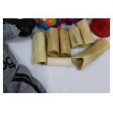 Doggy Toys Lot, Gray Hoodie with Plush Toys & Chew Toys Bundle