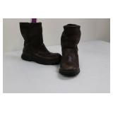 UGG Boots - US 7 (EU 38) Brown Leather Shearling Boots