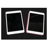 Apple iPad - 2-Pack White Front, Silver Back with Pink Case BRICKED, FOR PARTS