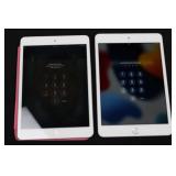Apple iPad - 2-Pack White Front, Silver Back with Pink Case BRICKED, FOR PARTS