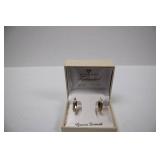 Diamond Fascination 10K Gold Genuine Diamonds Hoop Earrings