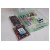 Diamond Art Kit with 1900+ Pony Beads - Bead Storage & Tools